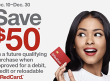 Another Option to Save on Your Target Purchases – RedCard Sign-Up Bonus  off  Through December 30th
